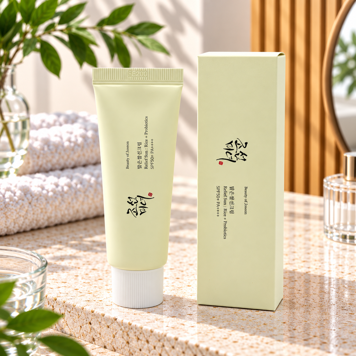 Beauty of Joseon Relief Sun Zonnebrandcrème met Rijst + Probiotica – SPF50+ – 50 ml