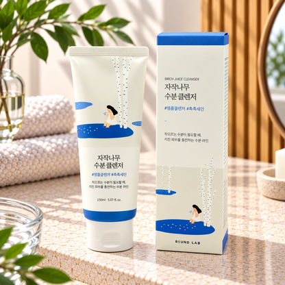 Nettoyant Hydratant à la Sève de Bouleau Round Lab