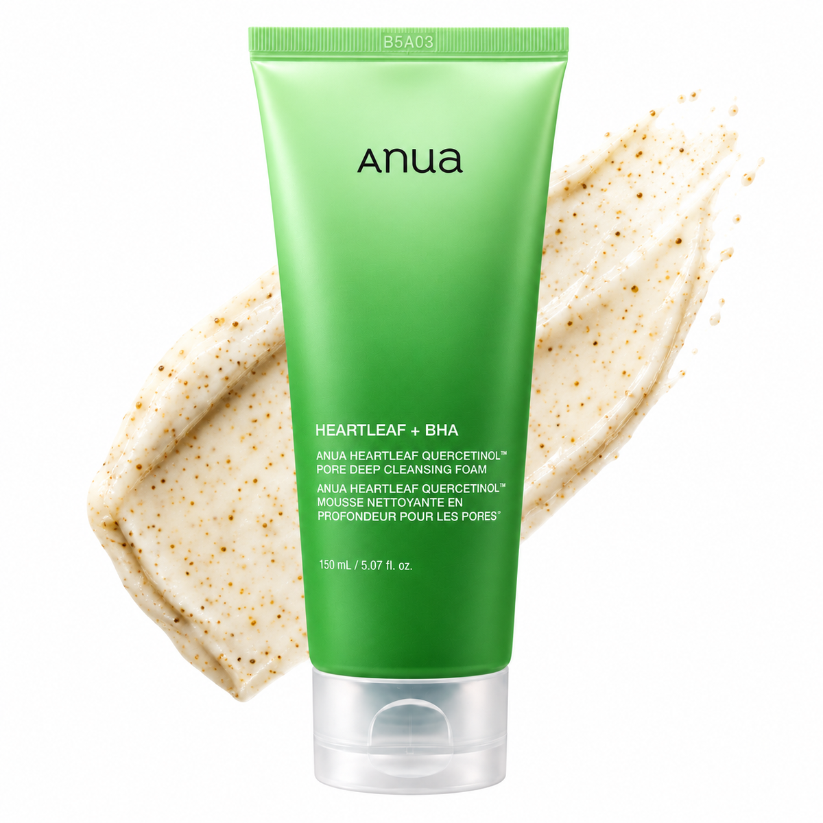 Mousse Nettoyante Profonde des Pores Heartleaf Quercetinol Anua – 150 ml